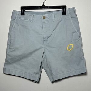 American Eagle Outfitters Mens Khaki Chino Shorts Classic Fit Size 32